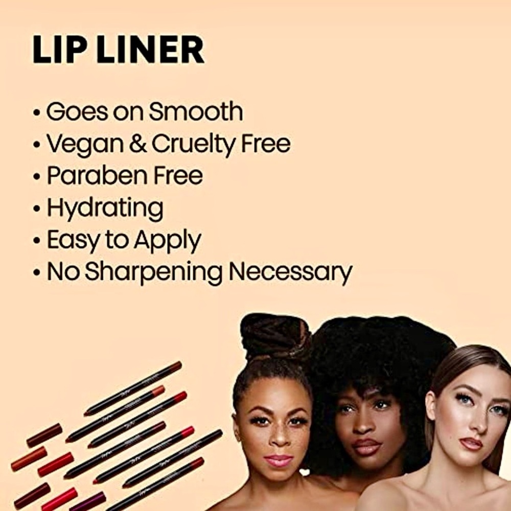 New The Lip Bar Lip Liner in Straight Lovin - Picture 2 of 7